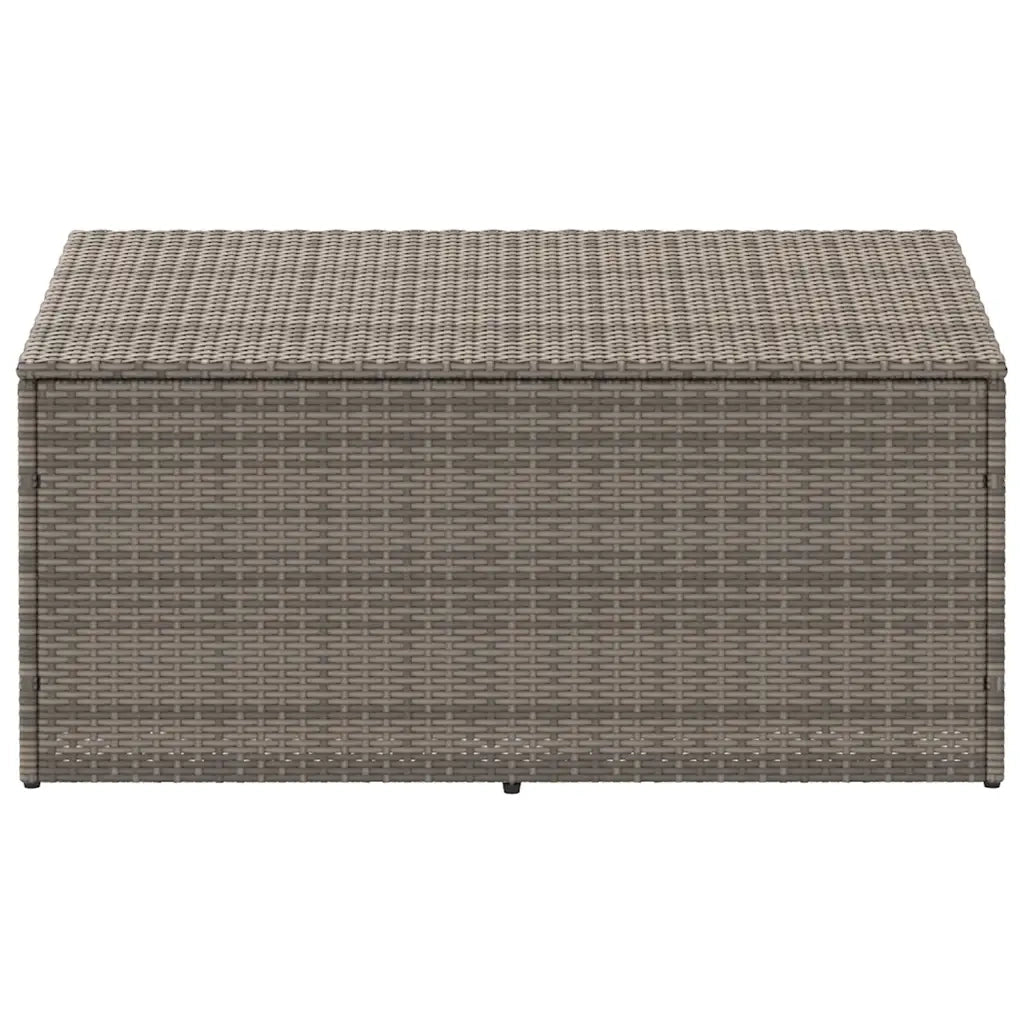 Baule da giardino grigio 110x50x58 cm in polyrattan CFW2924945