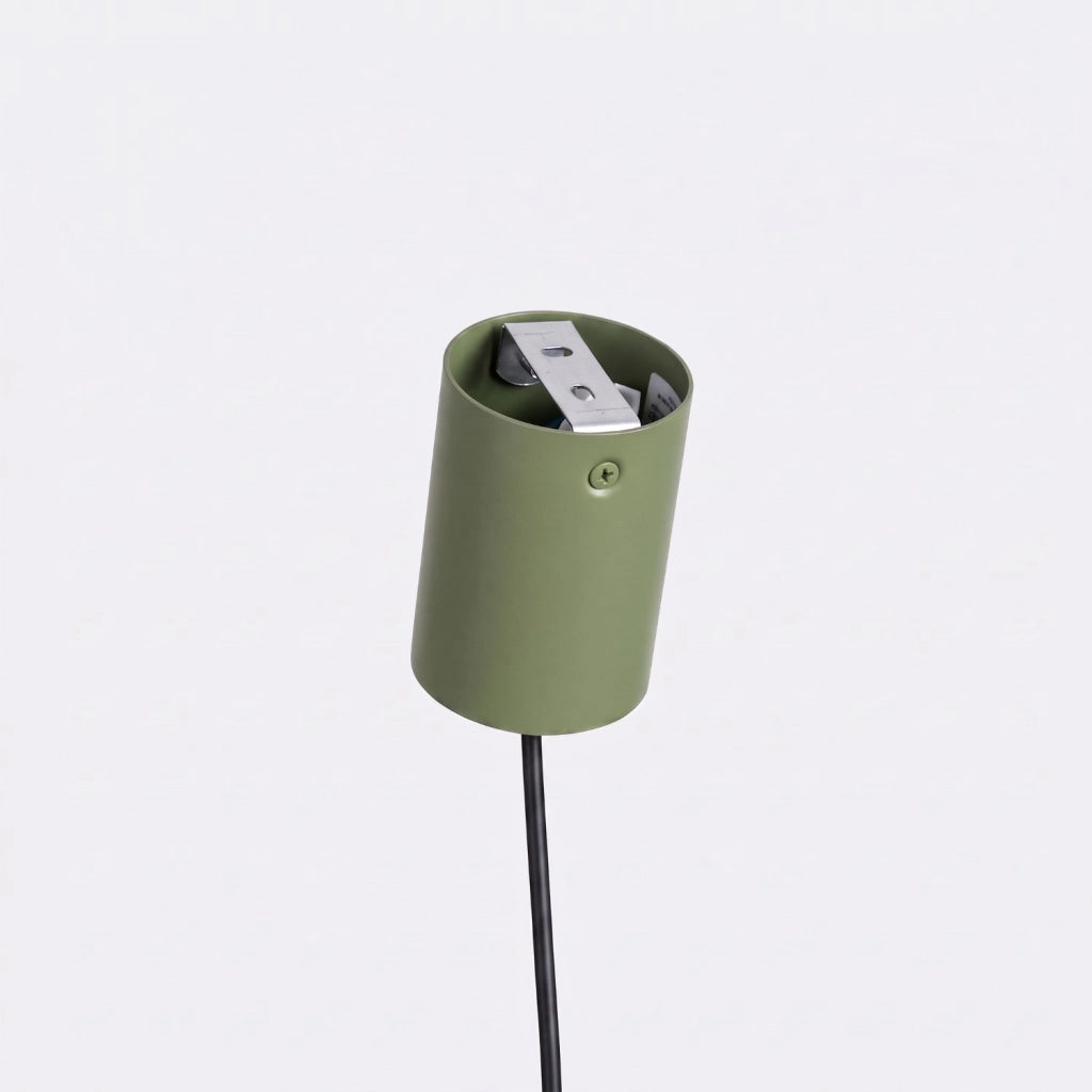 Lampadario RAYO 4 verde oliva