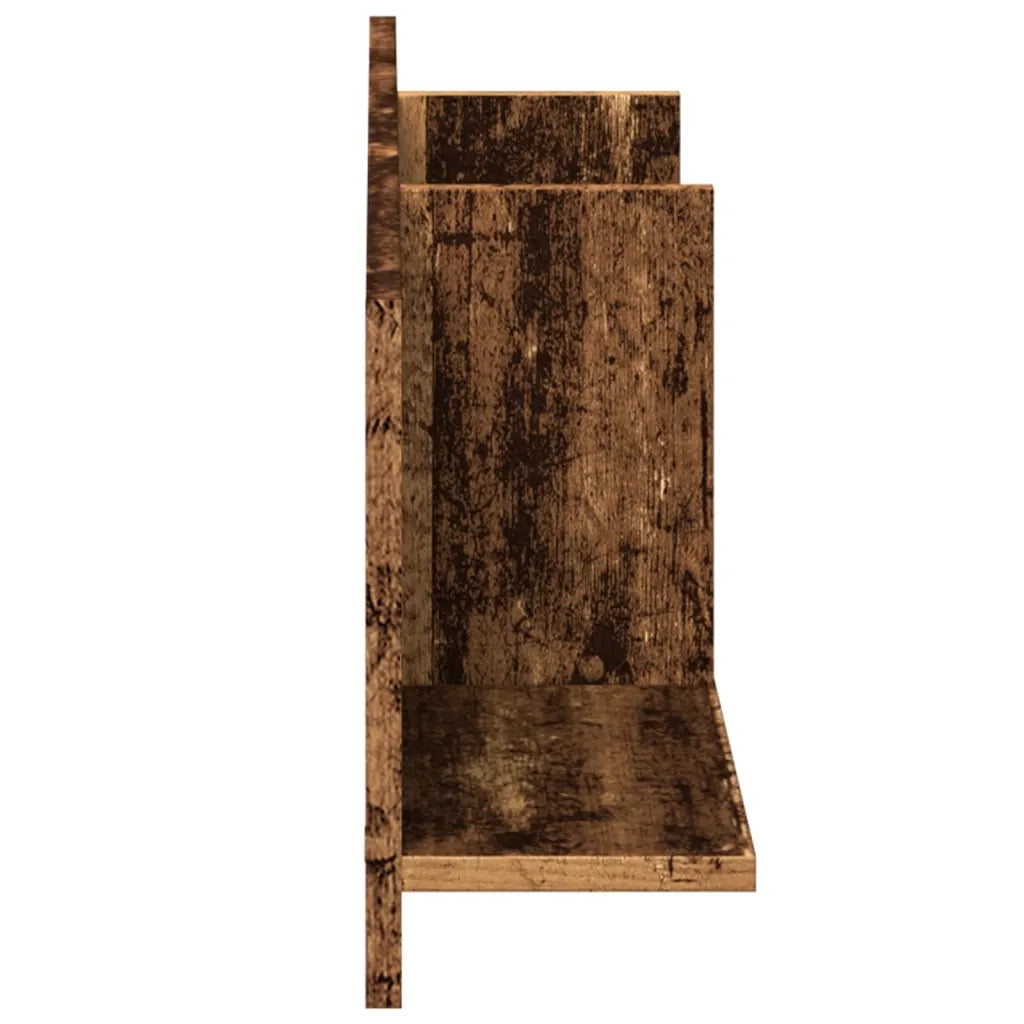 Armadietto a Muro | Mobile a Parete 100x16,5x30 cm Legno Antico in Truciolato