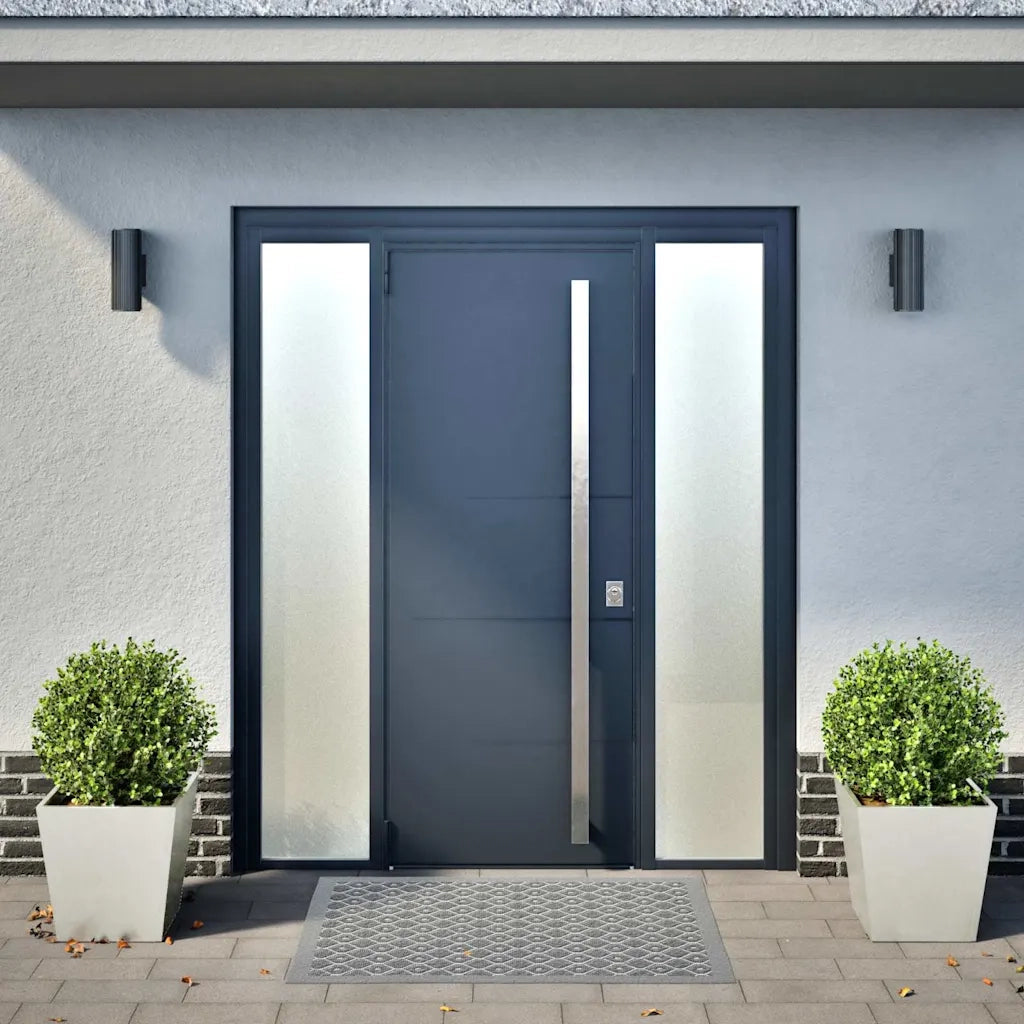 Fioriere da Giardino 2 pz 40x40x40 cm in Acciaio Inox 851061