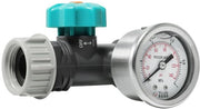 Regolatore di Pressione Adattabile - Valvola di Pressione Idrica - G3/4 Pollici Interno - Manometro - Coperchio/ABS - Controller di Irrigazione