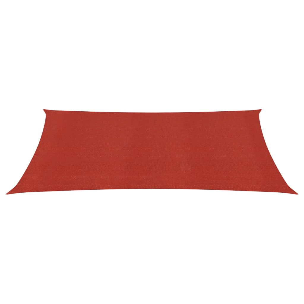 Vela ombreggiante/ombrellone 160 g/m² rosso 3,5 x 5 m HDPE 02_0009261