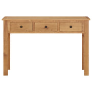 Tavolo da Trucco 110x40x75 cm in Legno Massello di Rovere 327437