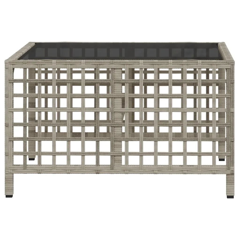 Divani da Giardino ad Angolo 3 pz Cuscini Grigio in Polyrattan