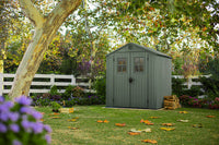 Casetta da Giardino Porta Attrezzi 190x183x221 cmin Evotech+ Keter Darwin 6x6 Verde