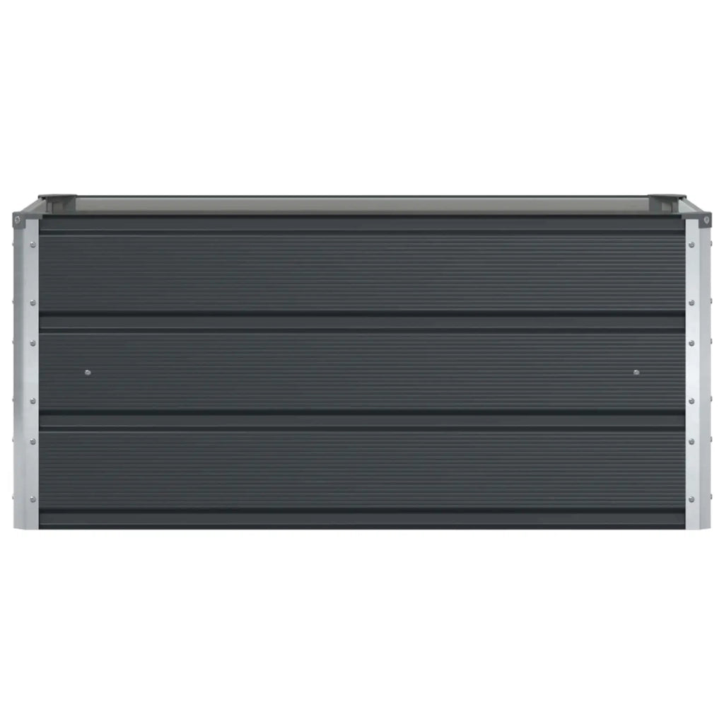 Fioriera Antracite 100 x 50 x 45 cm Acciaio zincato