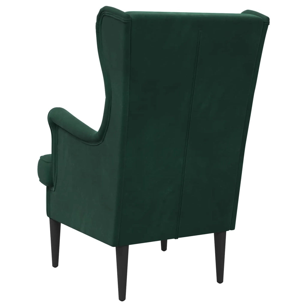 Poltrona | Sedia Relax Verde Scuro Velluto