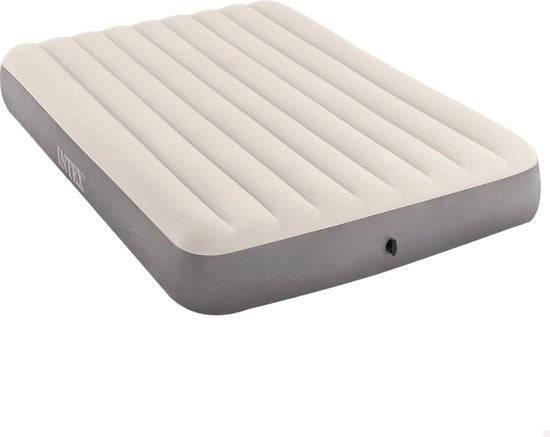 Letto Aria Espandibile Alta, Taupe/Grigio, Re King Califfornia