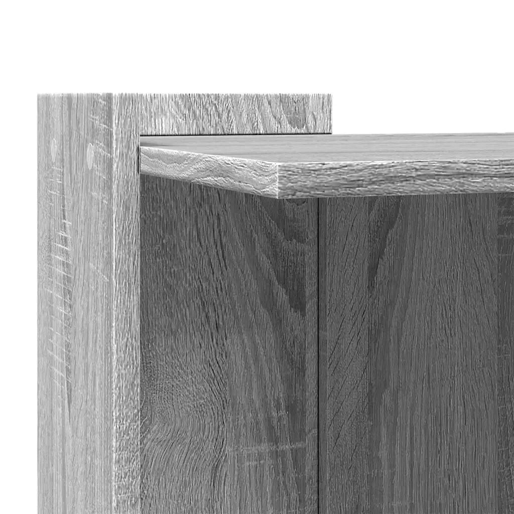 Recinto Lettiera Gatti Grigio Sonoma 60x40x40 cm in Truciolato 857747