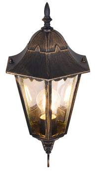 Applique da Esterno Attacco E27 in Alluminio Ruggine