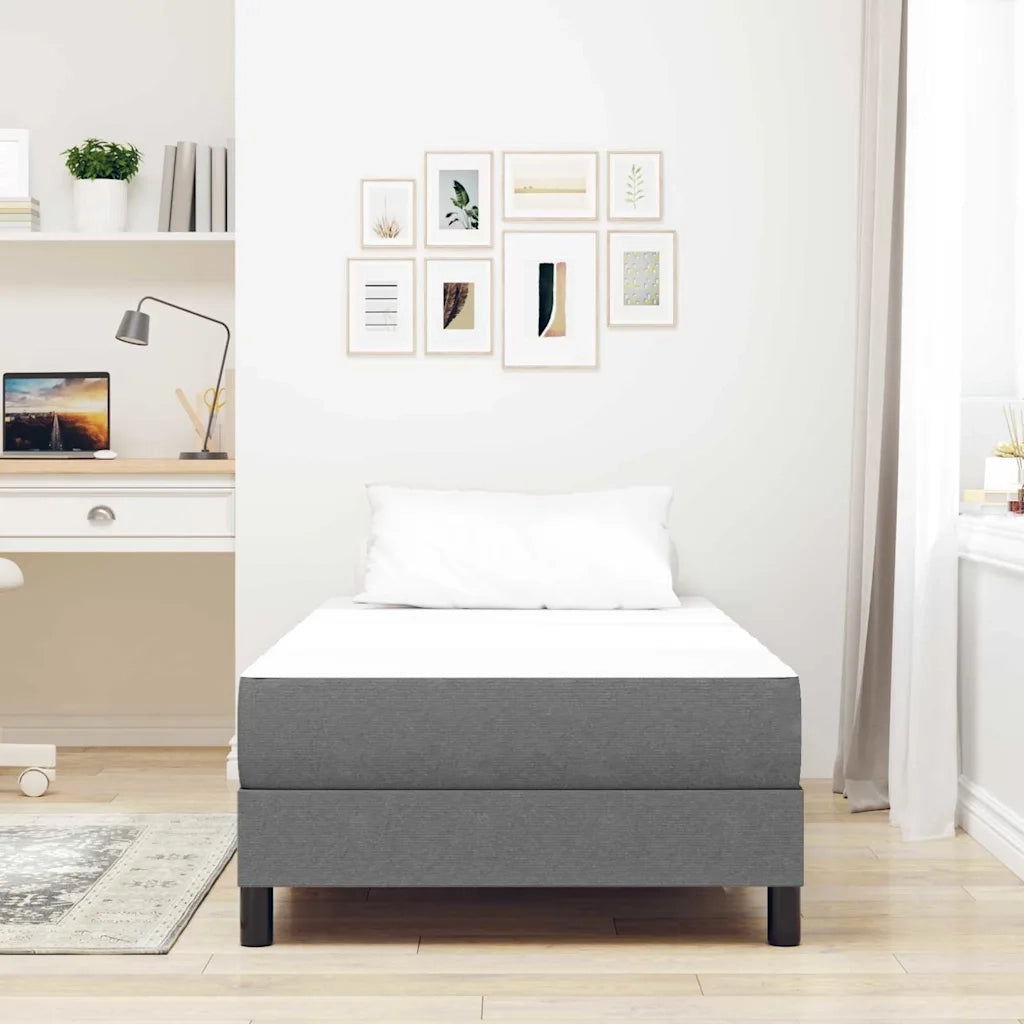 Materasso da Letto-Materasso per letto Grigio chiaro 80 x 200 cm Tessuto