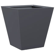 Fioriera | Cassetta per fiori | Vaso da Giardino Antracite 30x30x30 cm in Acciaio