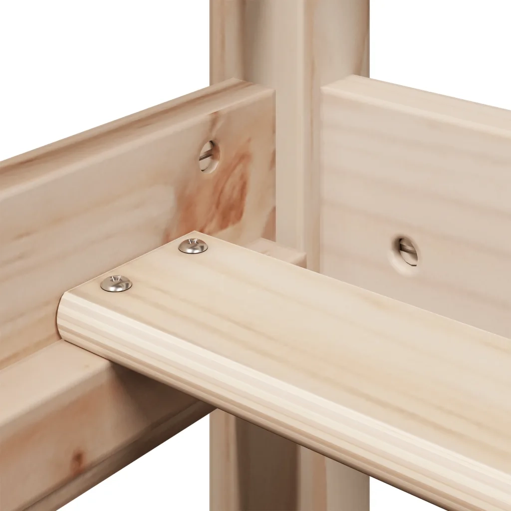Dormeuse con Tetto 80x200 cm in Legno Massello di Pino 3282290