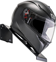 Sostegno per elmetto da parete - Supporto da parete per casco motociclistico - Nero