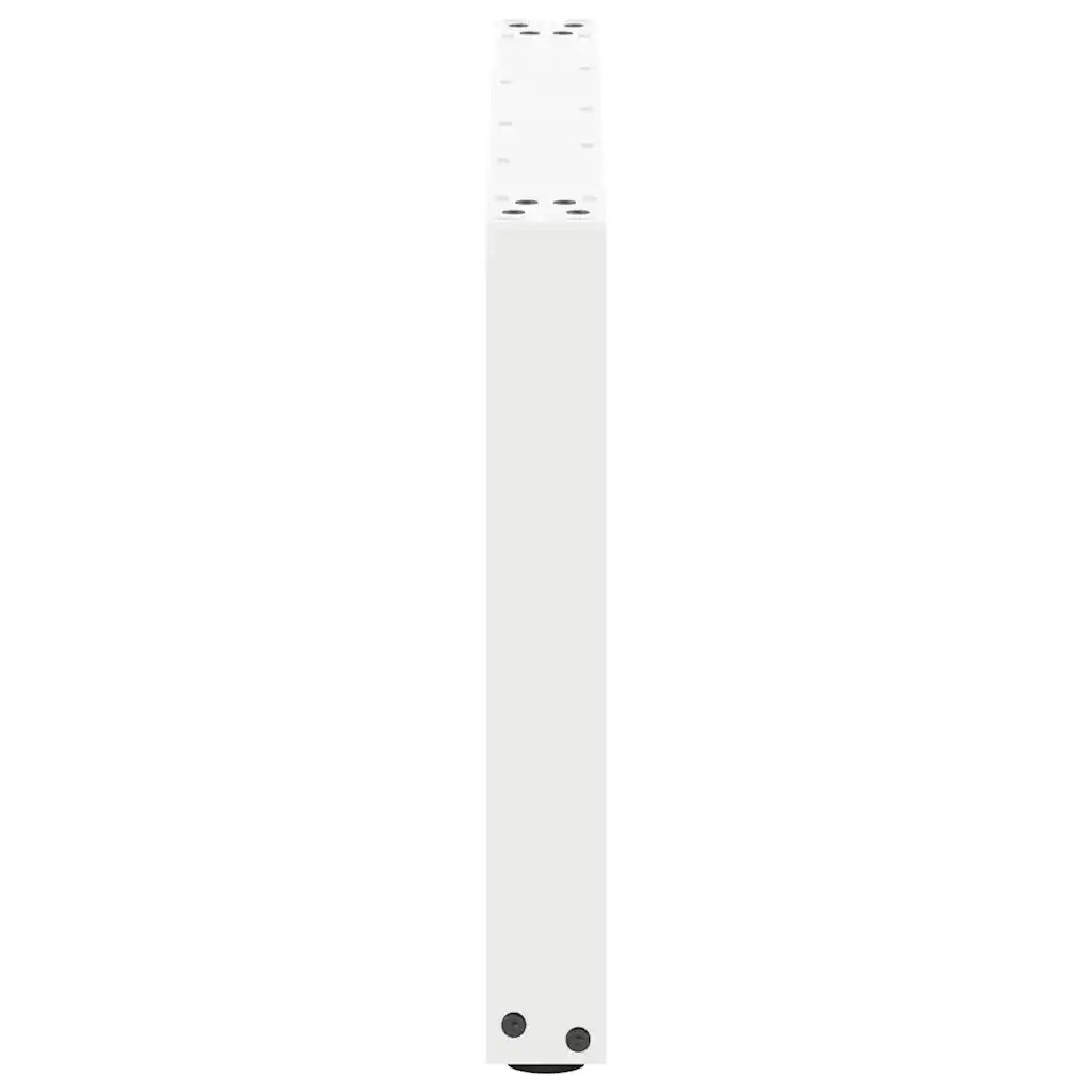 vidaXL Gambe per Tavolino da Caffè a Forma di U 2 pz Bianche 60x(42-43) cm Acciaio