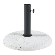 Base per ombrellone da giardino con adattatori 37 42 52 58 mm effetto pietra bianca 03_0010257