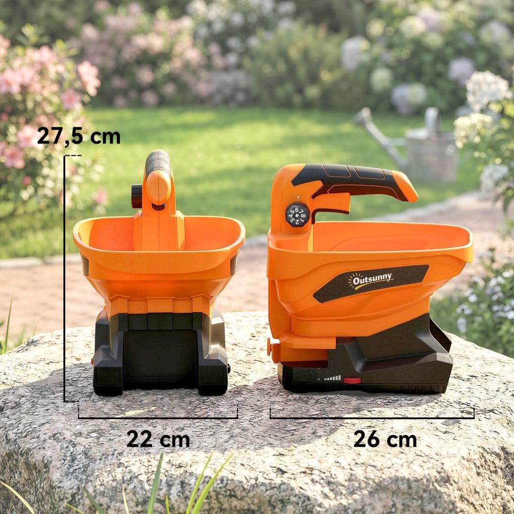 Spruzzatore Portatile 3,3 L ¨C zephmum ¨C Arancione, 8 Livelli di Flusso, USB