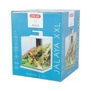 Zolux Jalaya XXL 31,5L - acquario cm30x30x35h completo di filtro interno e plafoniera LED Colore: Ceruse Bianco