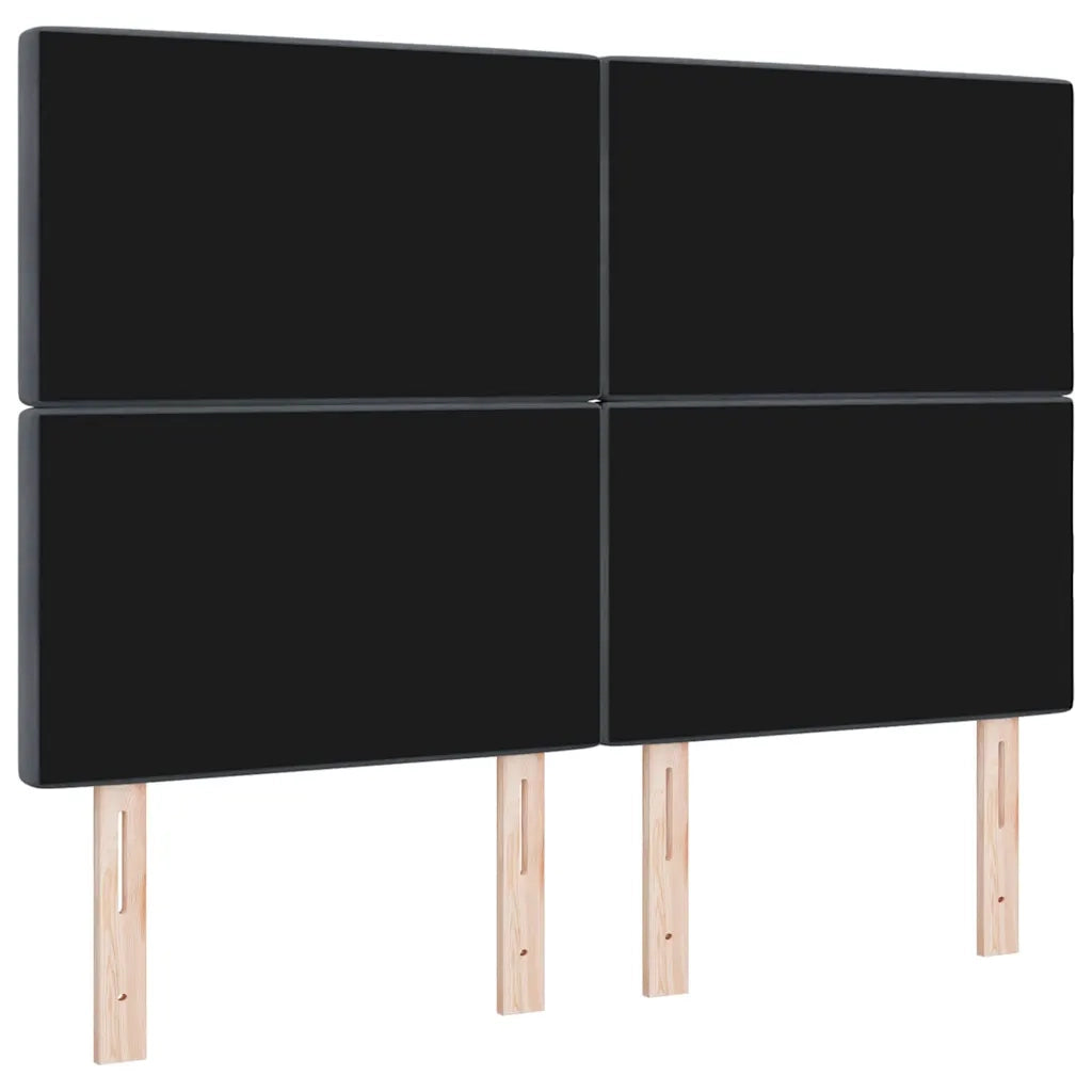 Testiera LED con strisce LED Grigio scuro 144 cm Velluto 3338361
