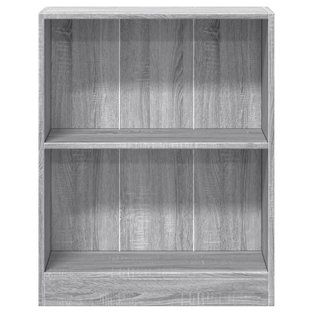 Libreria Grigio Sonoma 60x24x76 cm in Legno Multistrato 815085