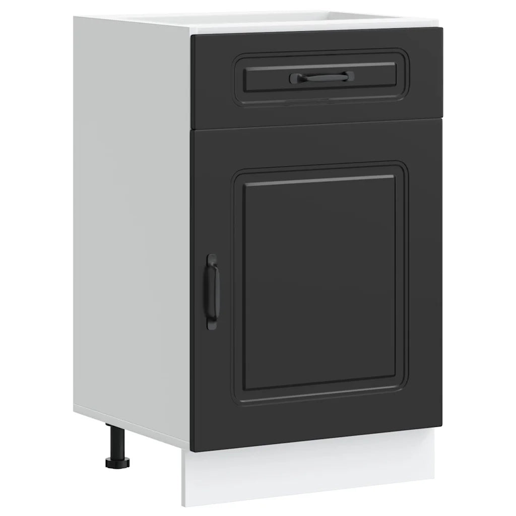 Base da Cucina Kalmar Nero in Legno Multistrato