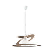 Sospensione Geko 1 Luce Tortora e Bianco LuceArt Classic