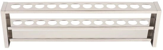 Bocchetta di Raccordo in Acciaio Inossidabile - 12 Fori - Dimensione Foro 2,3 cm - Lunghezza Totale 39 cm - Prestazioni Stabili - Bocchetta di Laboratorio Standaard