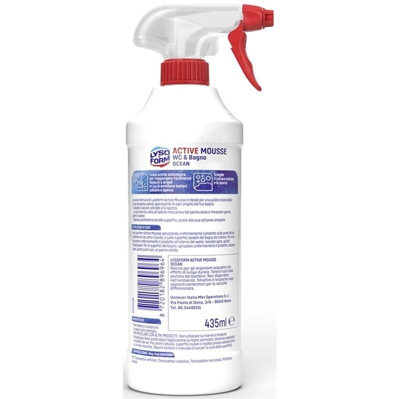 LYSOFORM WC & BAGNO ACTIVE MOUSSE OCEAN TRIGGER 435 ML OKY