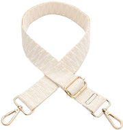 Cinturone Regolabile 75-145 cm - Altezza 3,8 cm - Cinturone Sostituibile - Fermo con Chiave in Oro - Materiale Poliestere