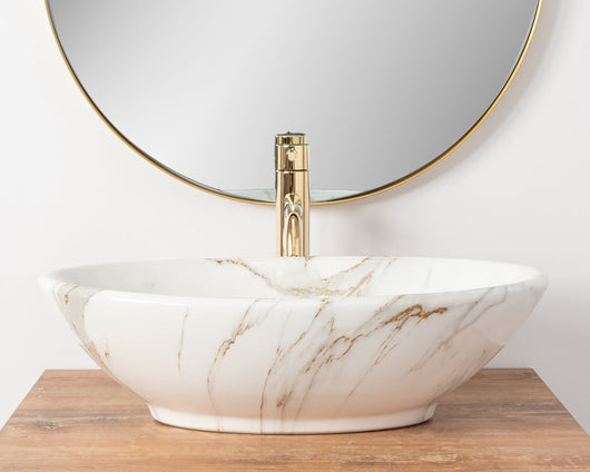 Lavabo Da Appoggio Rea Pamela Shiny Aiax