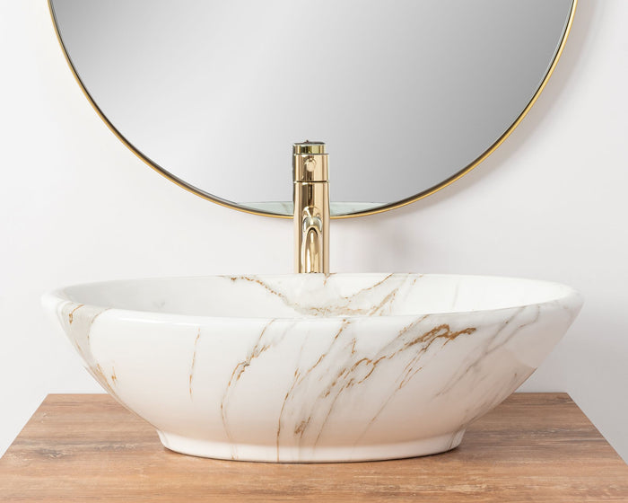 Lavabo Da Appoggio Rea Pamela Shiny Aiax