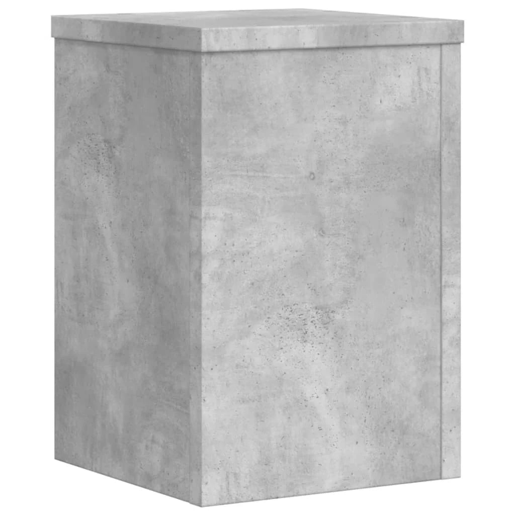 Portavasi mobili per fiori set da 2 legno ingegnerizzato grigio 02_0045331