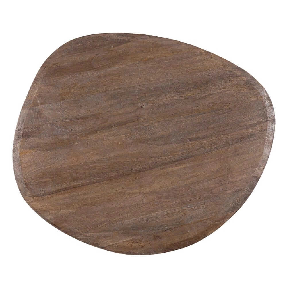 Tavolo Rotondo in Legno con Base Conica Nera 140 cm - FRANKLIN