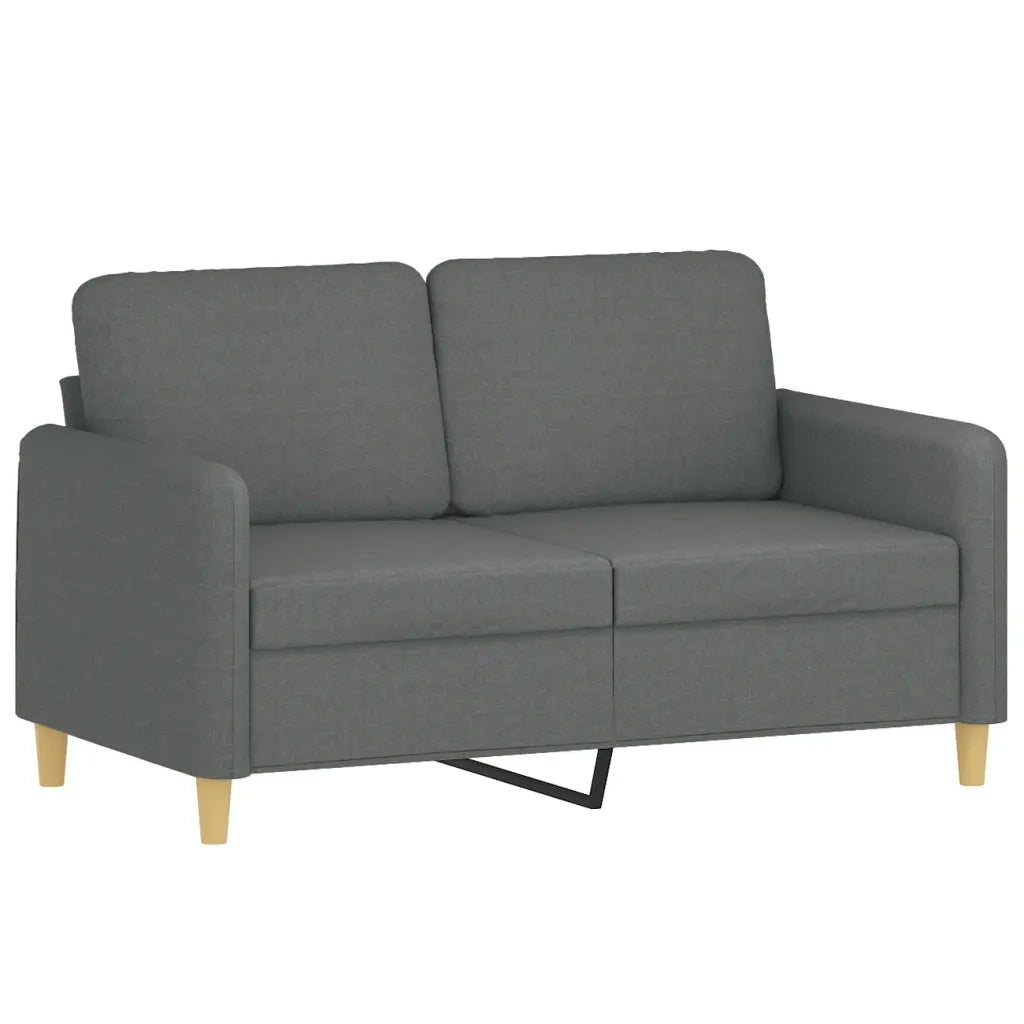 Set di Divani 3 pz con Cuscini Grigio Scuro in Tessutocod mxl 83289