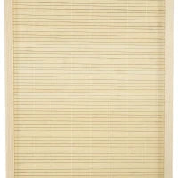 Paravento per Interno Pieghevole a 4 Ante, Divisorio in Bambù di Rattan, 180x1.6x180 cm