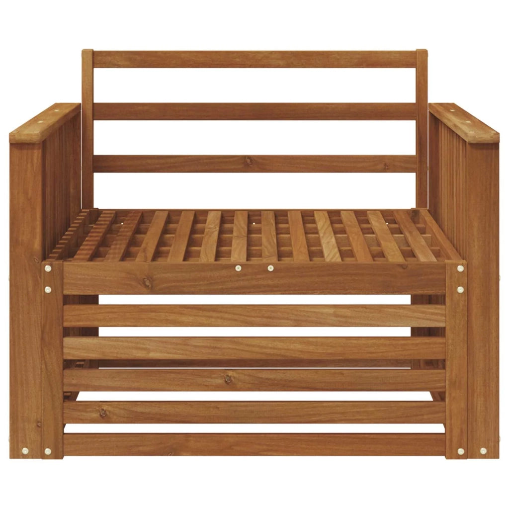 2 Pezzo Divano da esterno Naturale 3436389
