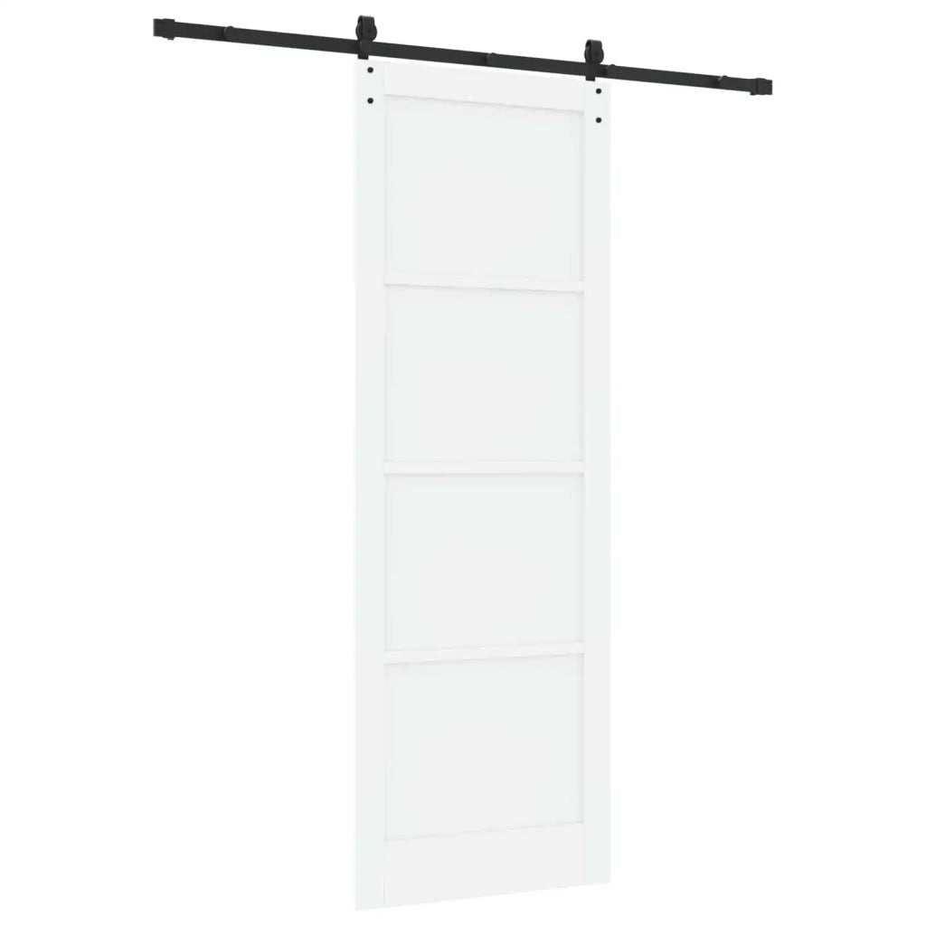 Porta scorrevole ORKDAL Bianco e Nero 83 x 232 cm