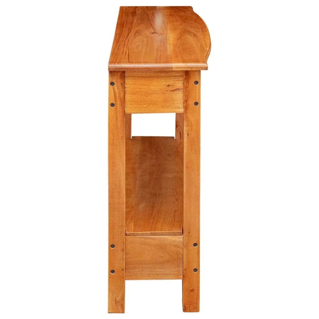 Tavolo consolle con cassetto Naturale 115 x 32 x 76 cm 42009939