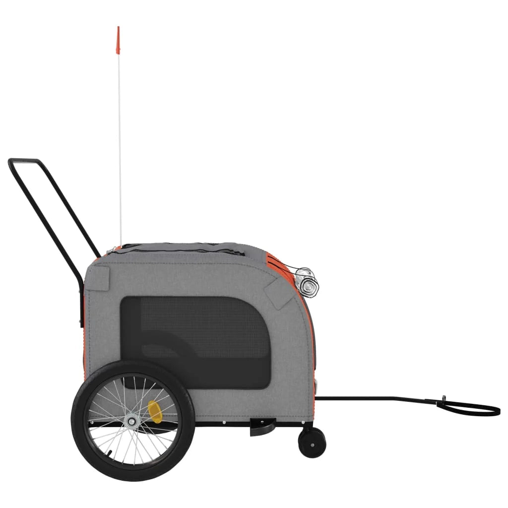 Rimorchio/carrello per animali domestici arancione 02_0044328