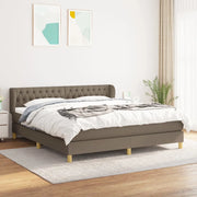 Giroletto a Molle con Materasso Tortora 180x200 cm in Tessuto cod mxl 60685