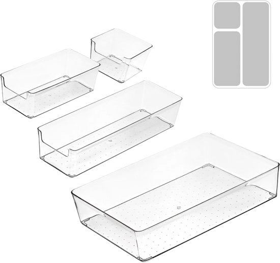 Sistema di organizzazione della portiera con 4 pannelli, organizzatore della portiera, contenitore di archiviazione, organizzatore del ripiano per il trucco, cucina, bagno, ufficio