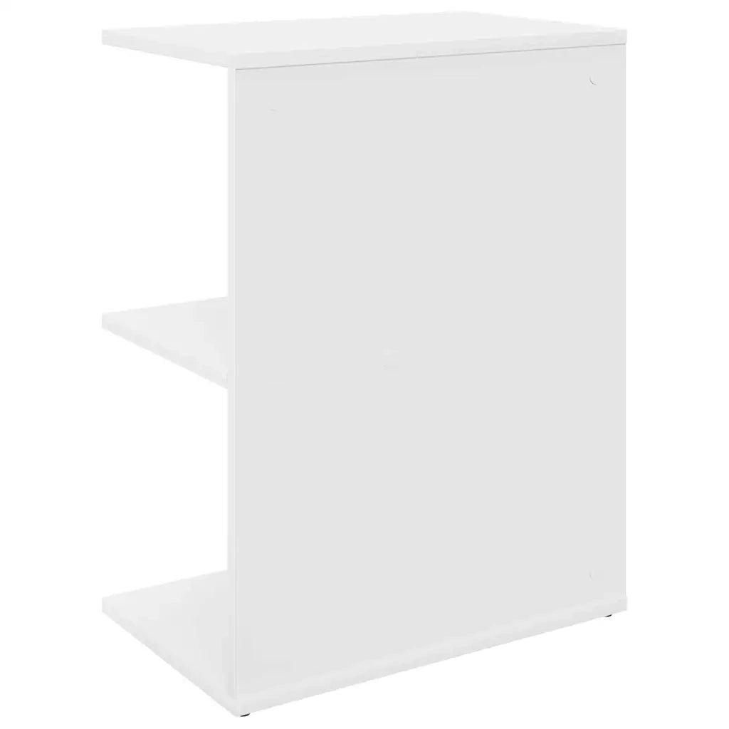 Comodini 2 pz Bianchi 46,5x29x61 cm in Legno Multistrato 858651