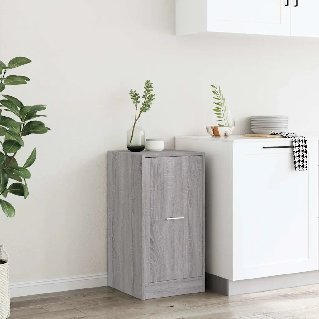 Armadietto da Farmacia Grigio Sonoma 40x41x77,5cm in Truciolato 855192