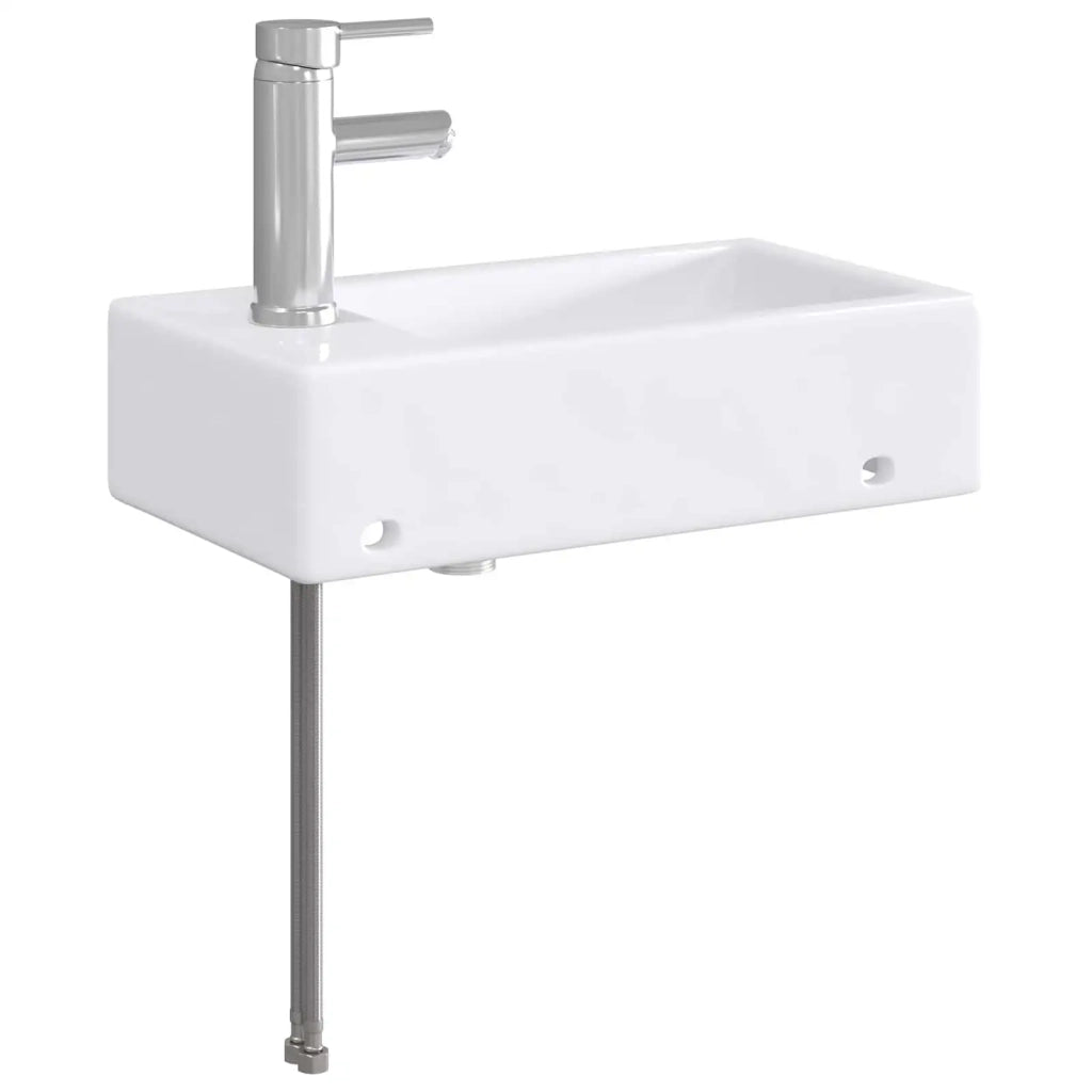 Lavabo da bagno Cromato 45,5 x 25,5 x 13 cm Metallo