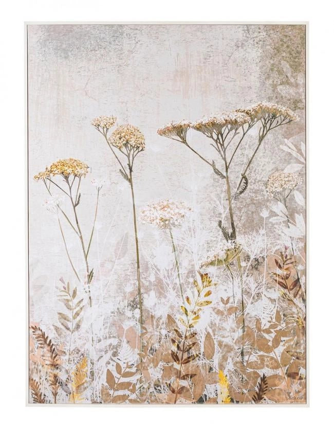 Quadro Dipinto a Mano 90x3,2x120 cm in Stampa su Tela