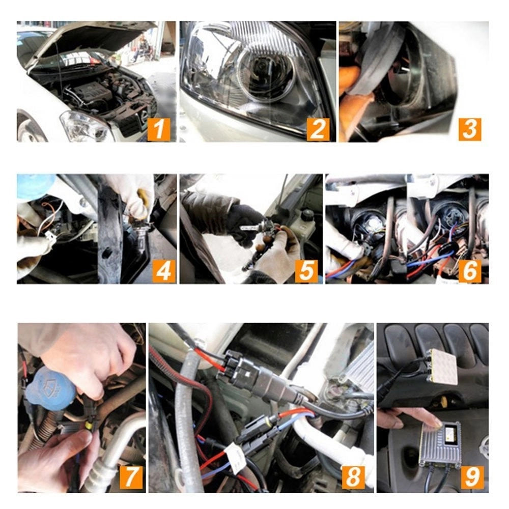 Trade Shop - Coppia Lampade Xenon Xeno Hid Ricambio Kit H1 6000k Per Auto Camper -