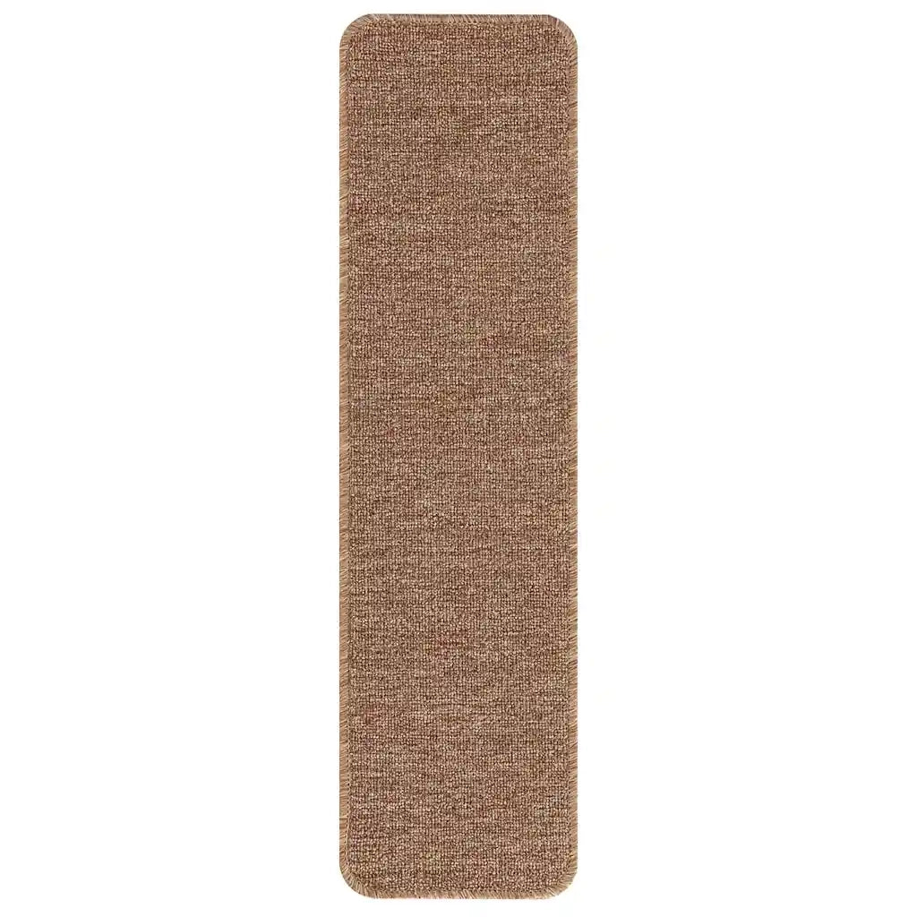 Tappetini Antiscivolo per Scale 15 pcs Giallo 75 x 20 cm PP 4019809