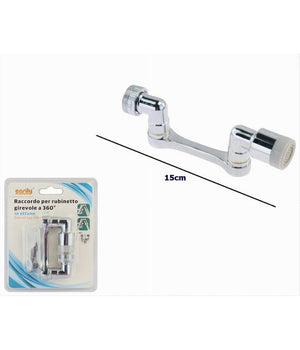 Aeratore Filtro Raccordo Per Rubinetto Miscelatore Rompigetto Doppio Snodo 87999         