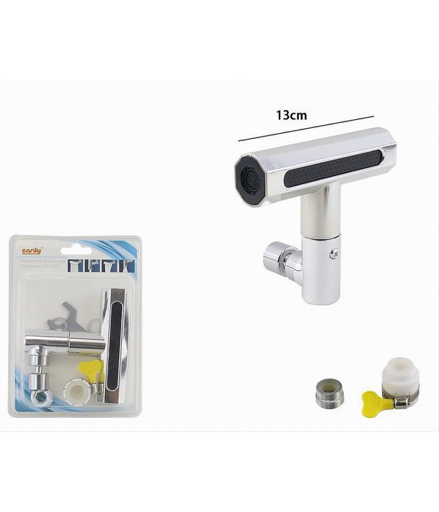 Aeratore Per Rubinetto A Cascata Girevole Multifunzione Miscelatore Cucina 87521         