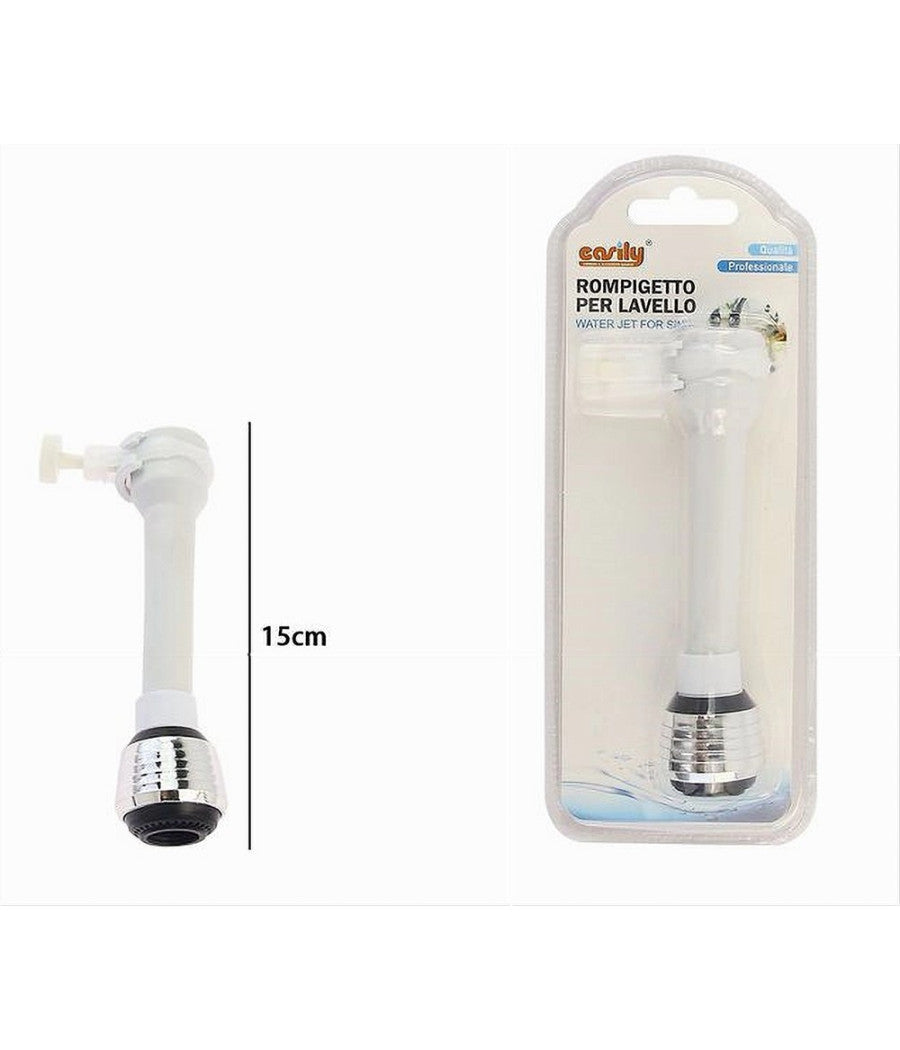 Aeratore Rompigetto Lavello Rubinetto Cucina Cromo Bianco Nero Filtro Snodato 87172         